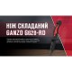 Ніж складаний туристичний Ganzo G628 (8.9 см) 8CR14 / PP алюміній червоний