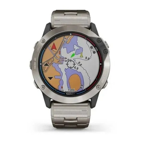 Смарт-годинник Garmin quatix 6x Solar Titanium