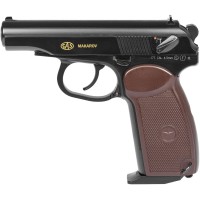 Пистолет пневматический SAS Makarov Blowback BB кал. 4.5 мм. Корпус - металл