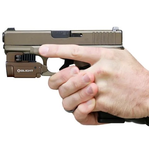 Ліхтар з ЛЦВ Olight Baldr Mini Green Laser Desert Tan