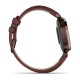 Смарт-часы Garmin Lily 2 Classic темно-бронзовые с шелковичным кожаным ремешком