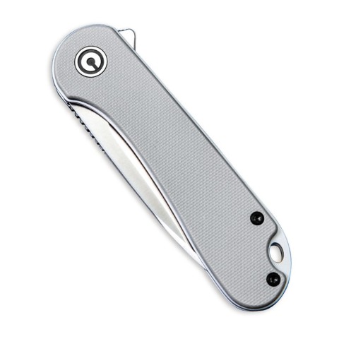 Ніж складаний кишеньковий Civivi Elementum, (7.5 см) D2 / G10 сірий
