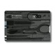 Ніж Victorinox Swisscard 82х54х4мм,10функ,чорн.прозор
