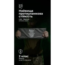 Балістичний пакет (2 клас | 15×40 см | 495 г | НВМПЕ ✡ Ізраїль) ТМ Балістика