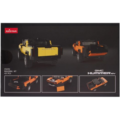 Машинка Rastar Hummer EV конструктор bricks 1:30 ц:оранжевый