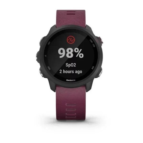Смарт-часы Garmin Forerunner 245 с вишневым ремешком