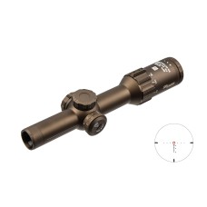 Приціл оптичний SIG Optics TANGO6T 1-6X24MM, 30MM, FFP, 556-762 HORSESHOE ILLUM, 0.2 MRAD, FDE