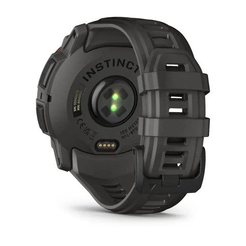 Смарт-годинник Garmin Instinct 3 (50 мм) Solar чорний/вугільний