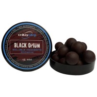 Бойли Розчиннi Crazy Carp Soluble Hookbaits 15mm Black Opium 125g