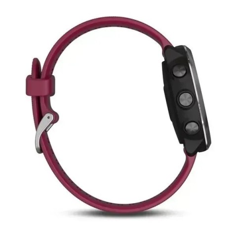 Смарт-годинник Garmin Forerunner 645 Music з вишневим ремінцем