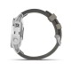 Смарт-годинник Garmin fenix 5S Plus Sapphire білий з сірим замшевим ремінцем