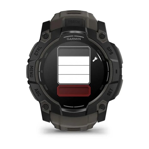 Смарт-годинник Garmin Instinct 3 (50 мм) AMOLED чорний/вугільний