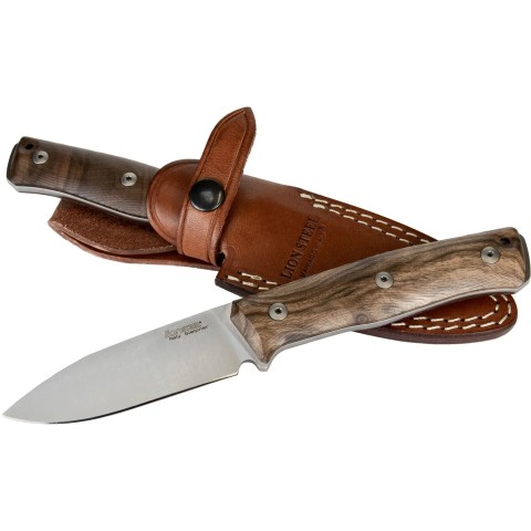 Нож Lionsteel B35, Walnut ц:brown