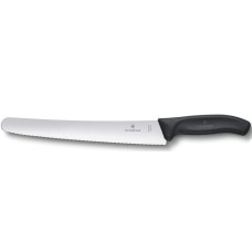 Ніж кондитерський Victorinox Swiss Classic 26см хвил чорн 6.8633.26B