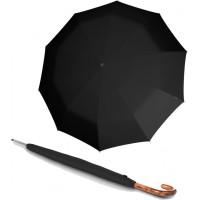 Парасоля Knirps T.771 Black Напівавтомат/Тростина/10спиць /D111x92см