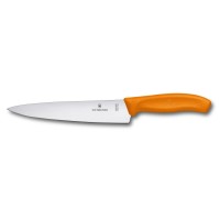 Нож кухонный разделочный Victorinox SwissClassic 19 cм, оранжевый