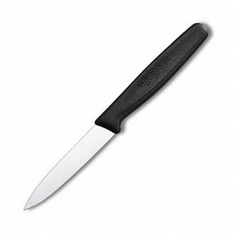 Кухонний ніж Victorinox Paring лезо 8см з чорн. ручкою