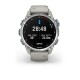 Смарт-годинник Garmin Descent Mk3 (43 мм) із нержавіючої сталі з силіконовим туманно-сірим ремінцем