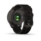 Смарт-годинник Garmin vivomove Style із графітовим корпусом та чорним ремінцем