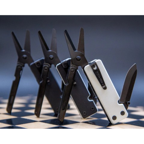 Міні мультитул Roxon KS2E Noir, чорне лезо, білий