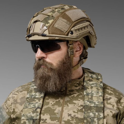 Маскувальний кавер на шолом Ukrarmor (універсальний) Піксель