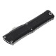 Ніж Microtech Combat Troodon Gen III OTF, stonewash. напівсерретор, чорний