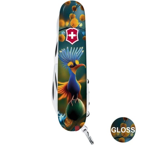 Складаний ніж Victorinox CLIMBER DESIGN Яскрава пташка