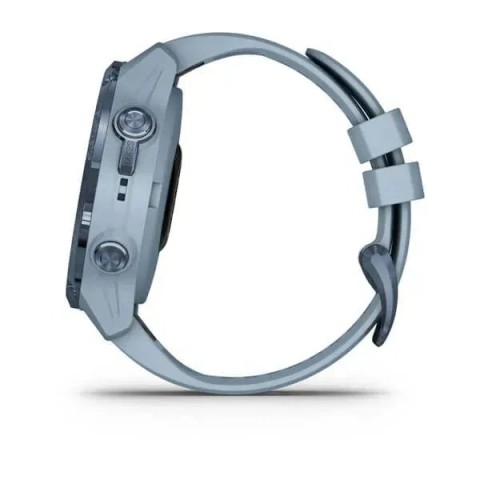 Смарт-годинник Garmin Descent Mk2S мінерально-синій з ремінцем кольору морської піни