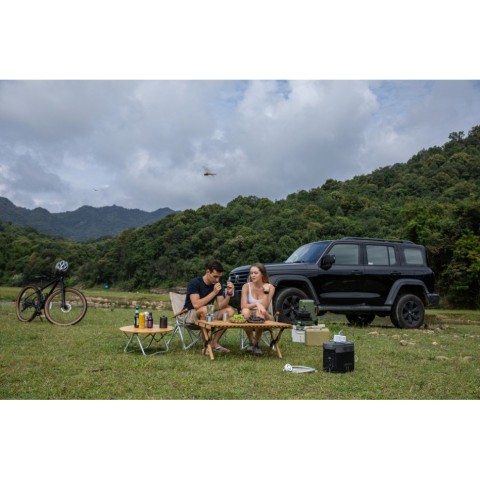 Душ портативний з насосом на акумуляторі Flextail Max Shower, білий