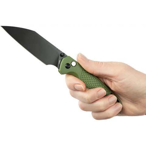 Нож CJRB Pyrite-Light Black Blade, AR-RPM9, FRN ц:green