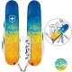Ніж Victorinox Climber Ukraine 91мм,14функ ,Жовто-синій малюнок