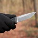 Ніж фіксований туристичний Ganzo G807 (8.8 см) 9CR14 / PP+TPR чорний з чохлом