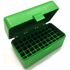 MTM RM-50 green 243 308 6.5 creed - Коробочка для хранения 50 патронов