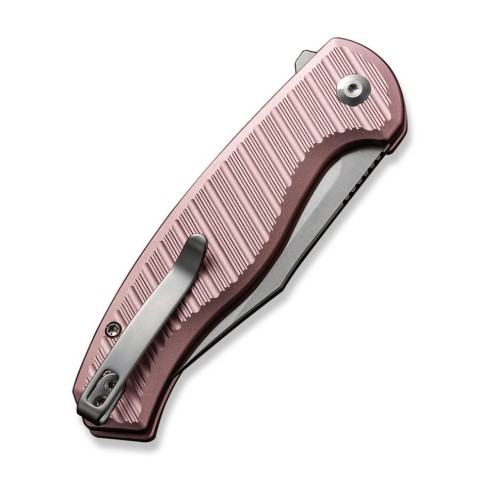 Ніж складаний туристичний Civivi Stormhowl, (8.4 см) Nitro-V / Aluminum рожевий