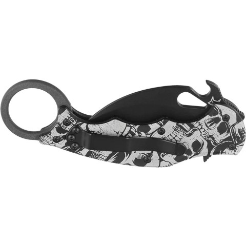 Нож Fox Karambit ALB-3 Skulls