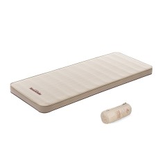 Матрац туристичний самонадувний одномісний Naturehike NH20FCD08, 200x76x10 см, бежевий