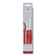 Набір кухонний Victorinox SwissClassic Paring Set 3шт з черв. ручкою (2 ножа, овочечистка) у подар.упак.
