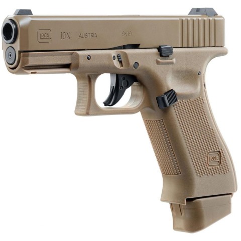 Пістолет страйкбольний Umarex Glock 19X Blowback СО2 кал. 6 мм ВВ