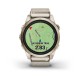 Смарт-часы Garmin epix Pro Gen 2 Sapphire Edition (42мм) нежно-золотистый с нейлоновым ремешком кремового цвета