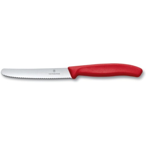 Набір кухонний Victorinox SwissClassic Paring Set 3шт з черв. ручкою (2 ножа, овочечистка Rapid) у подар.упак.