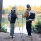 Трекінгова палиця телескопічна для походів та спортивної ходьби Naturehike Men ST 01 6061 AL NH17D001-Z алюміній Зелена