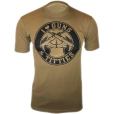 Футболка Kramatan I Love Guns & Titties Tactical Design XXL ц:coyote