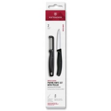 Набір для чищення овочів Victorinox Swiss Classic 2шт чорн 6.7113.21