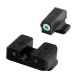 Целик и мушка Truglo Tritium Pro для Glock 20/21/25/29/30/31/32/37/40/41 MOS