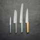 Кухонний ніж Victorinox Swiss Modern Carving лезо 19см з жовт. ручкою (блістер)