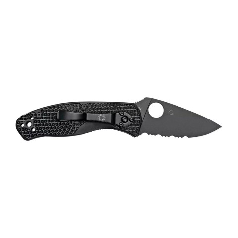Ніж Spyderco Persistence FRN Black Blade, полусеррейтор