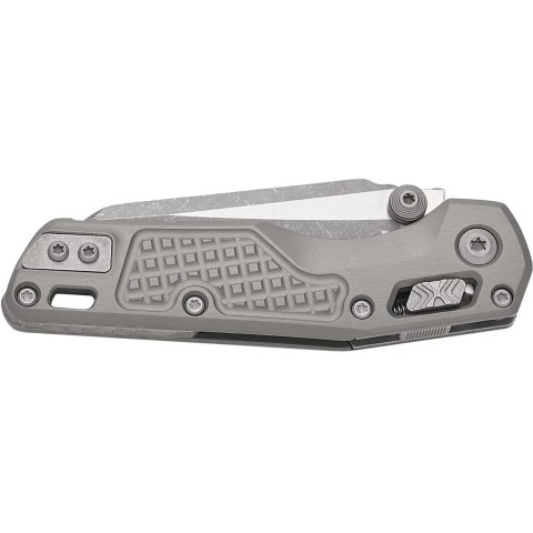 Нож Microtech MSI Mini, Ram-Lok Apocalyptic Standard Frag Aluminium natural clear