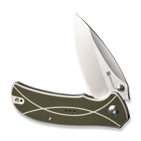 Ніж складаний туристичний Sencut Hyrax, (8.4 см) 9Cr18MoV / G10 сірий