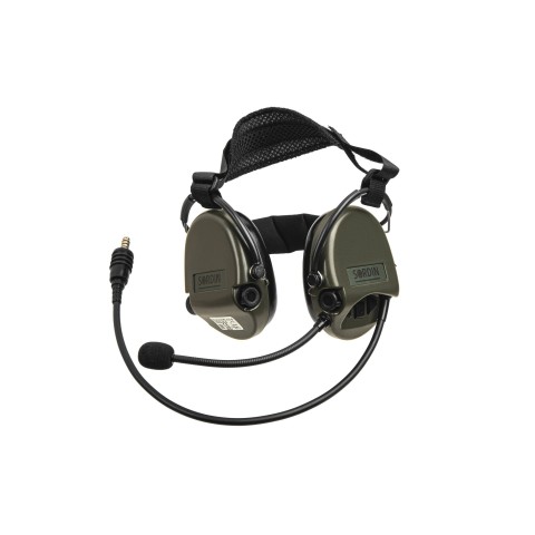 Навушники Sordin Supreme MIL CC Neckband Green PVC 76332-06-S