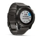 Смарт-годинник Garmin fenix 5X Plus Sapphire сірий титановий DLC з титановим ремінцем